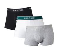 Lacoste 3 Herren Boxer (Grau, L) grau L