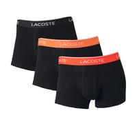 Lacoste 3 Herren Boxer (schwarz/orange/rot, M) schwarz M