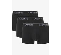 Lacoste Stretch Cotton Logo Boxershorts schwarz/reinweiß (3er-Pack) - M
