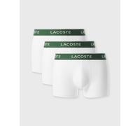 Lacoste Herren Trunks mit elastischem Label-Bund 3er-Pack Weiß Größe S