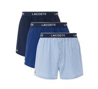 LACOSTE Boxershorts Herren Baumwolle blau gestreift, 6 (L)