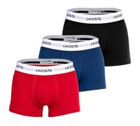 Lacoste Court Boxershorts schwarz/grün/blau (3er-Pack) - L