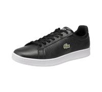 Lacoste 44SMA0005 Carnaby Pro 222 1 SM - Herren Schuhe Sneaker - 312-BLK-WHT für Herren, schwarz, Größe 46 EU