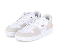 Lacoste Schnürhalbschuh 48SFA0043-1Y9 Leder und Synthetik Weiß-Kombi Damen Größe 42