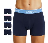 Lacoste 5-er Set Trunks Schwarz mit verschiedenfarbigem Webbund
