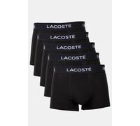 Lacoste 5-pack Stretch Cotton Trunks Black Größe: M | Unterhosen Outlet | Herren | Schwarz