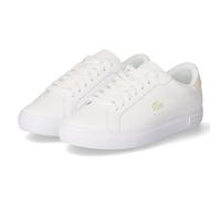 Lacoste 50SFA0154-65T Schnürhalbschuh Glattleder Damen in weiß - Gr. 39,5