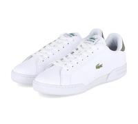 Lacoste 50SMA0050-2H4 Schnürhalbschuh Glattleder Herren in weiß - Gr. 44