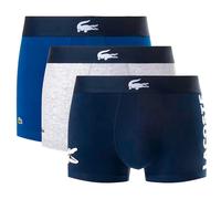 Lacoste Stretch Cotton Logo Boxershorts marineblau/weiß (3er-Pack) - XXL