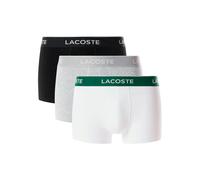 Lacoste Trunks Herren – 3er-Pack mit elastischem Label-Bund – Silber Melange XL