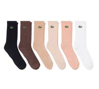 Lacoste - 6er-Pack Rippstricksocken - Socken 35-38 mehrfarbig
