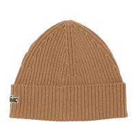 Lacoste Bonnet Logo Mütze hellbraun