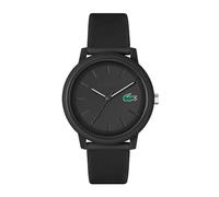 Lacoste Analog Quarzuhr für Herren Kollektion LACOSTE.12.12 mit Schwarzes Silikonarmband - 2011171