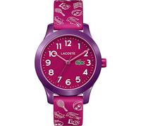 Lacoste Analog Quarzuhr für Kinder Kollektion LACOSTE.12.12 Kids mit Pinkes Silikonarmband - 2030012