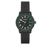 Lacoste Analog Quarzuhr für Kinder Kollektion LACOSTE.12.12 Kids mit Schwarzes Silikonarmband - 2030042