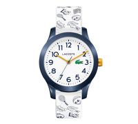 Lacoste Analog Quarzuhr für Kinder Kollektion LACOSTE.12.12 Kids mit Weisses Silikonarmband - 2030011