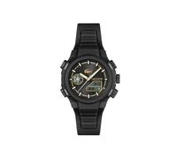 Quarzuhr LACOSTE "LC33", schwarz, Armbanduhren, Damen, Armbanduhr, Damenuhr, Silikonarmband, analog, digital, Stoppfunktion (42029565-0) schwarz