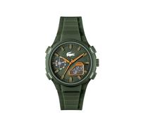 Lacoste Analoge-Digitale Multifunktions-Quarzuhr für Herren Kollektion LC33 mit Grünes Silikonarmband - 2011367
