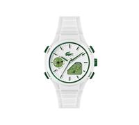 Lacoste Analoge-Digitale Multifunktions-Quarzuhr für Herren Kollektion LC33 mit Weisses Silikonarmband - 2011364