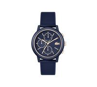 Lacoste Analoge Multifunktions-Quarzuhr für Herren Kollektion Lacoste.12.12 Move mit Silikonarmband in Marineblau, Grün oder Schwarz