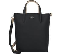 Lacoste Anna, Damen Schultertasche, Schwarz (Black Warm Sand), 10x29x22 cm (W x H L)