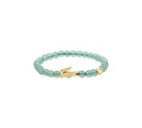 Armband LACOSTE "MATCHPOINT", grün (gelbgoldfarben, hellgrün, hellgrün), Armbänder, Damen, Edelstahl, Armband, mit Aventurin (96790540-0) gelbgoldfarben, hellgrün, hellgrün