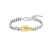 Armkette LACOSTE "ARTHOR", edelstahlfarben, gelbgoldfarben, Armbänder, Damen, 21,5cm, Edelstahl (97191736-0) edelstahlfarben, gelbgoldfarben