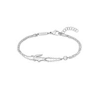 Armkette LACOSTE "CROCODILE", edelstahlfarben, Armbänder, Herren, 19cm, Edelstahl, Armkette (58496212-0) edelstahlfarben