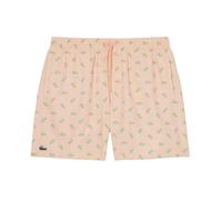 Lacoste - Badehose mit Kroko-Print - Shorts-Badehose M rose