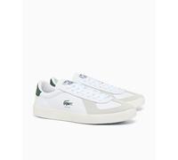 Lacoste Baseshot Pro Leather Sneaker weiß/grün/grau - 44