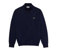 Lacoste - Baumwoll-Rollkragenpullover mit Reißverschluss - - Sweatshirts & Hoodies - Herren - Blau - XL