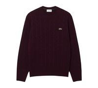 Lacoste - Baumwollpullover mit Rundhalsausschnitt - - Knitwear - Herren - Braun - XL
