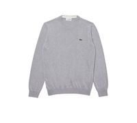 Lacoste - Baumwollpullover mit Rundhalsausschnitt - - Knitwear - Herren - Grau - XL