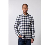 LACOSTE Hemd Herren Regular Fit Langarm Baumwolle blau, 40