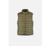 Herren Tennisweste Lacoste Water Repellent Puffed - green khaki - Blau (M)