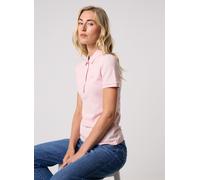 Lacoste Slim Fit Damen Poloshirt pink, Einfarbig