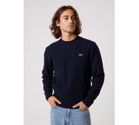 Lacoste - Bekleidung Pull Col Rond Torsadé AH2924 - Marineblau - Größe L