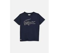 Lacoste - Bekleidung Script Croc Graphic Tee - Blau - Größe 10A