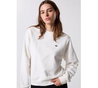 Lacoste Relaxed Fit Fleece Damen Sweatshirt weiß - 40