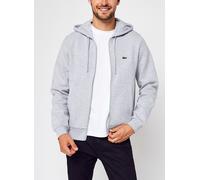 Sweatjacke mit Logo-Patch L men Hellgrau