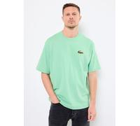 Lacoste - Bekleidung T-shirt loose fit à badge Crocodile - grün - Größe L