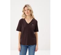 Lacoste - Bekleidung Tee Shirt col V TF7300 - Braun - Größe 38