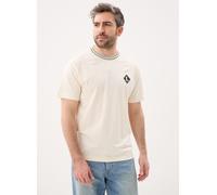 Lacoste French Made Badge Accent T-Shirt weiß schwarz - XXL