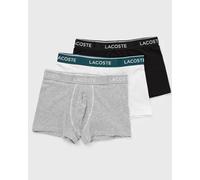 Lacoste 3-er Set Trunks Schwarz, Grau & Weiß