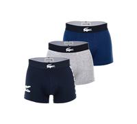 Lacoste Boxershort 3er Pack Herren Baumwolle blau, M