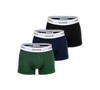 Lacoste Boxershort 3er Pack Herren Baumwolle grün, M