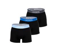 Lacoste Boxershort 3er Pack Herren Baumwolle schwarz, L