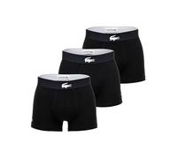 Lacoste Boxershort 3er Pack Herren Baumwolle schwarz, M