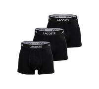 Lacoste Boxershort 3er Pack Herren Baumwolle schwarz, M