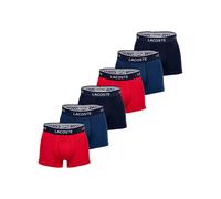 Lacoste Boxershort 6er Pack Herren Baumwolle mehrfarbig, S